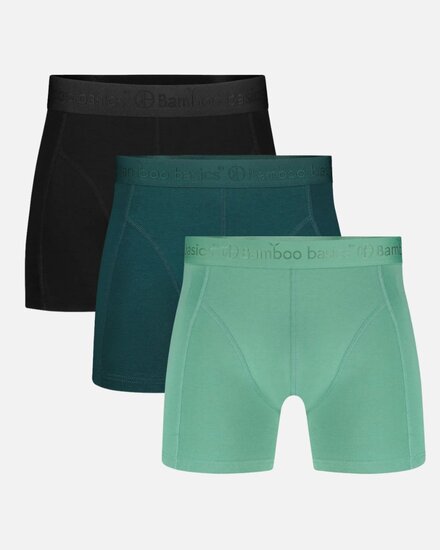 boxershort  Rico zwart petrol groen
