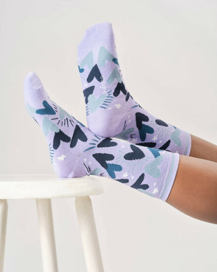 thought sokken lavendel kleur