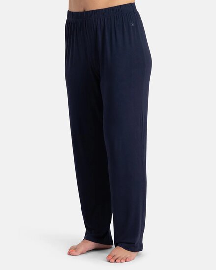 bamboe dames pyjamabroek navy