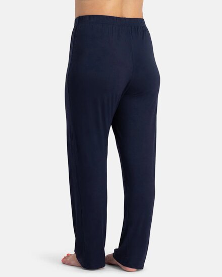 donkerblauwe bamboe pyjamabroek