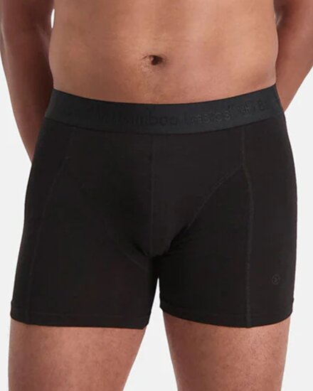 bamboe boxershorts zwart