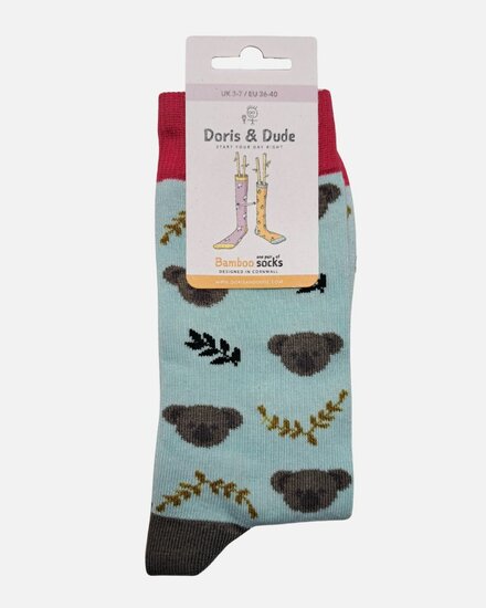 dames sokken met koala mint