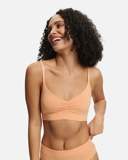 bralette nolaa tencel peach