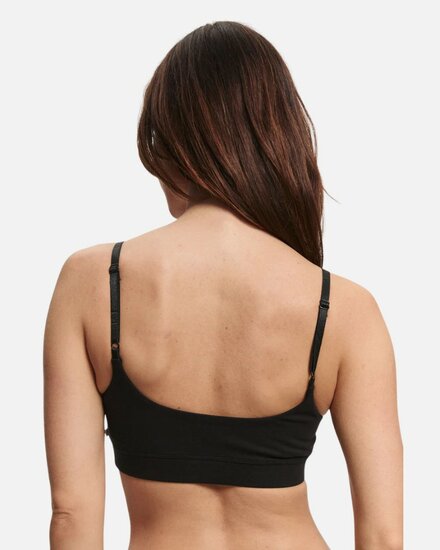 bralette tencel zwart achterzijde