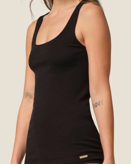 comazo hemd 100 katoen black