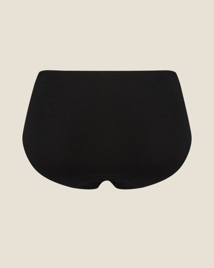 slip 100 katoen zwart achterzijde