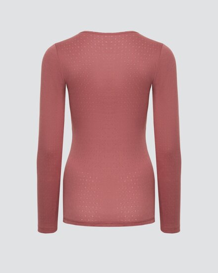 pyjamashirt lange mouwen old rose