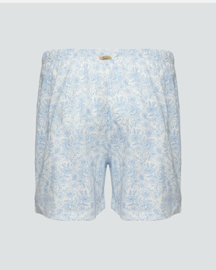 katoenen pyjamashort comazo blauw