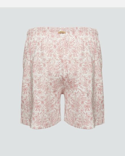 pyjamashort met print old rose