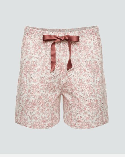 dames pyjamashort old rose