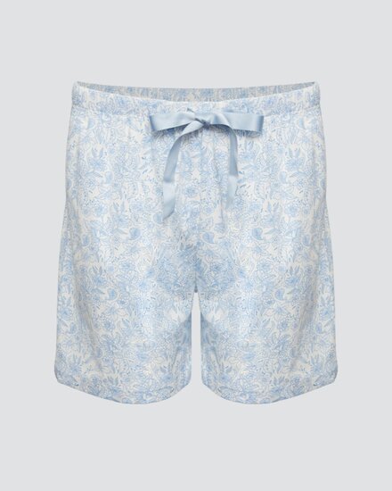 dames pyjamashort lichtblwau