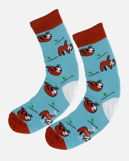 heren sokken luiaards mint