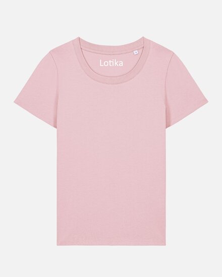 Lotika tshirt katoen roze