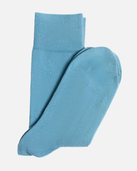 blauwe petrol sokken