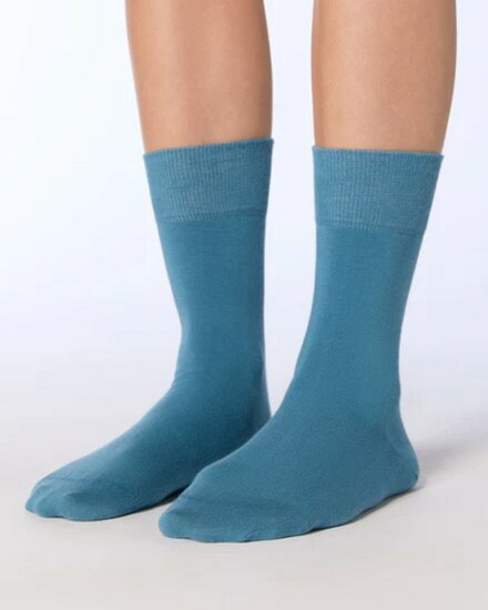 katoenen sokken petrol