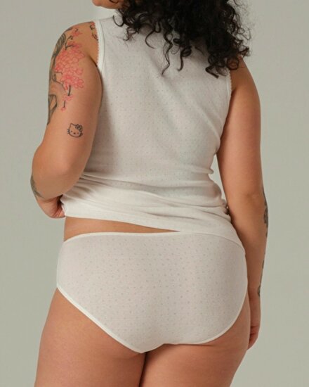witte dames slip