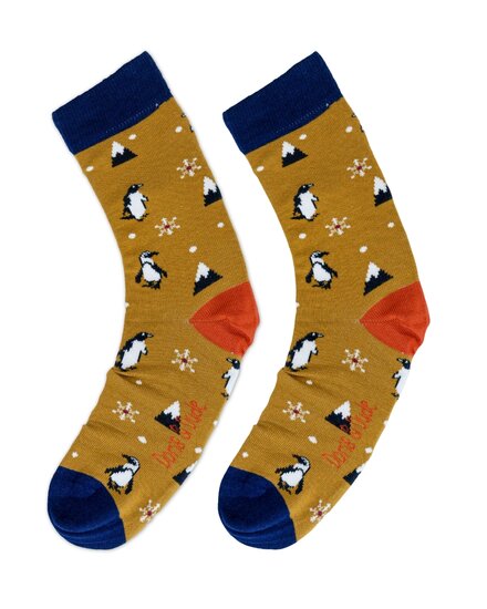 heren sokken pinguin