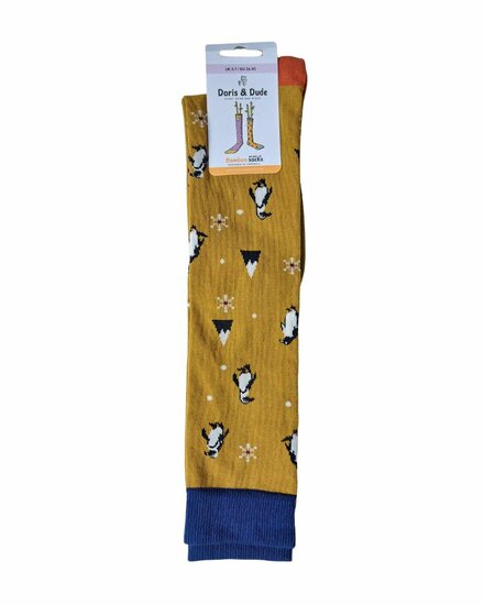 kniekousen met pinguinprint