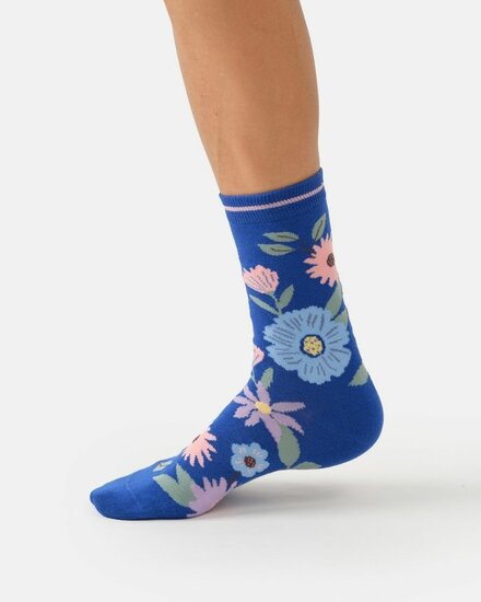 damessokken grote bloemen