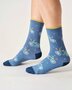 sokken met fietsen denim blue