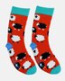 sokken schapen print rood