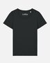 dames tshirt 100% katoen zwart