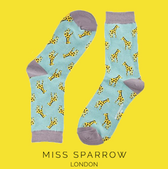 Miss Sparrow dames sokken van bamboe