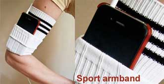 zelf sport armband mobiel maken