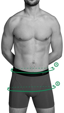 boxershort maattabel