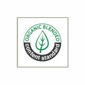 organic blended content standard logo
