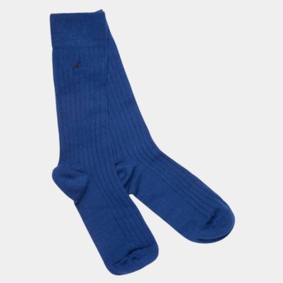 blauwe sokken