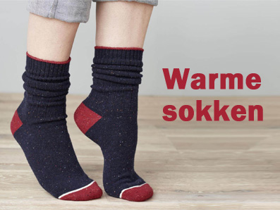 dikke warme wollen sokken