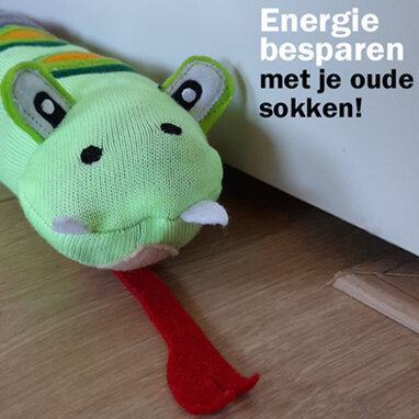 Energie besparen met je oude sokken