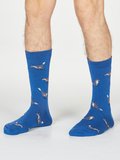 sokken kobaltn blauw vossen 