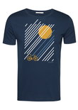 Greenbomb T-shirt bike sunrise navy