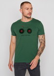 Sale maat S Greenbomb T-shirt bike soul bottle green