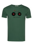 Sale maat S Greenbomb T-shirt bike soul bottle green