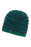 Beanie wol groen en blauw