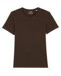 Daan T-shirt biologisch katoen deep chocolat