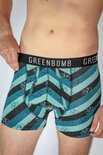 Greenbomb boxershort bike stripes - blue