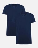 Bamboo Basics bamboe T-Shirt v-hals Velo 2 pack – navy