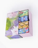 Thought damessokken giftbox met bloemen