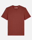 Juul T-shirt biologisch katoen - earth red