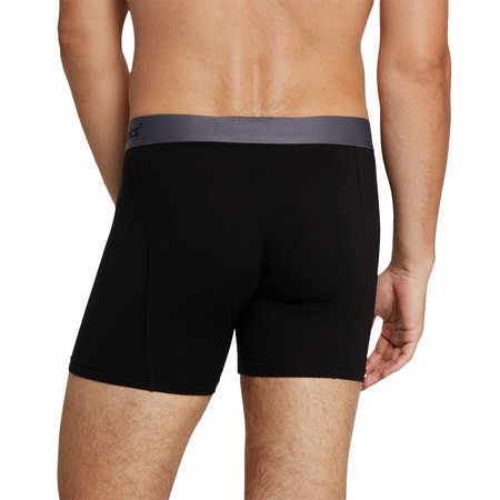 Bamboe boxershorts Levi 2 pack zwart - grijs maat XXL - sale