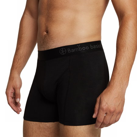 Bamboe boxershorts Levi 2 pack zwart - grijs maat XXL - sale