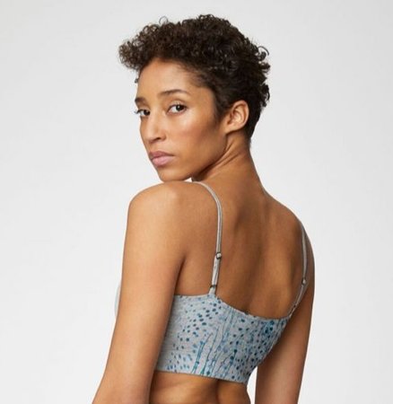 Bamboe bralet Hattie grijs