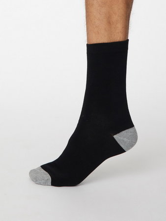 Bamboe zwarte sokken Solid Jack