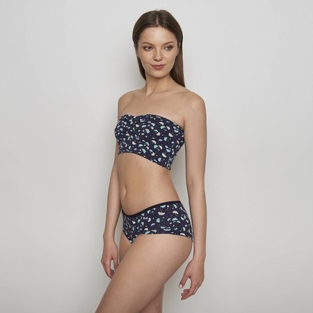 Bandeau biologisch katoen navy ray maat XL - sale