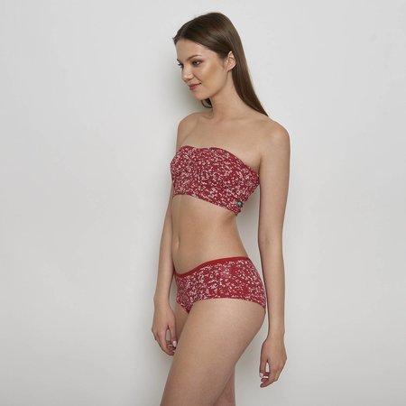 Bandeau biologisch katoen red florecita maat XL - sale