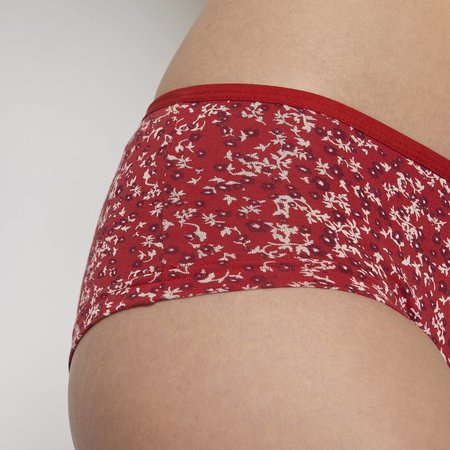 Hipster jersey Rotana red florecita
